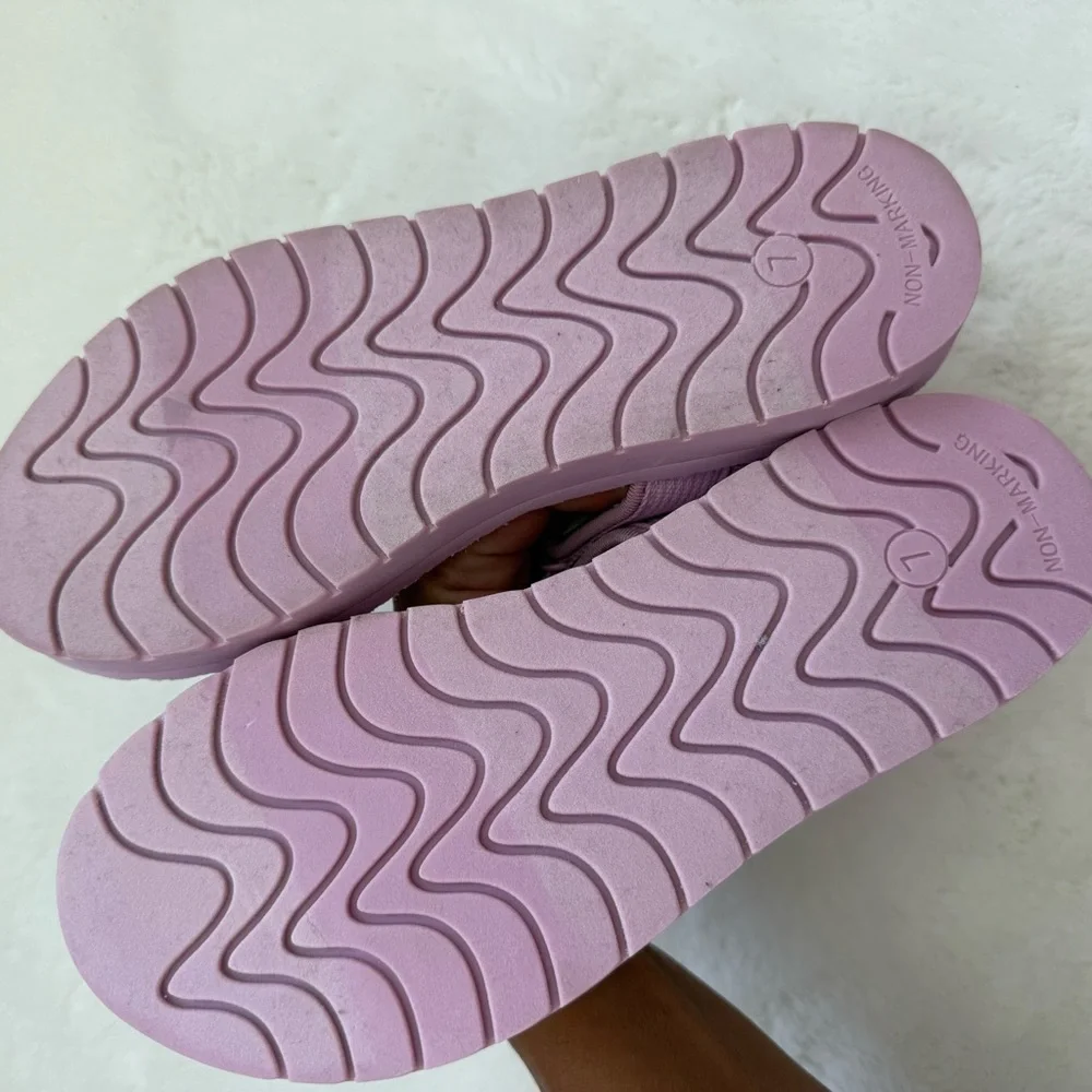 NEW Universal Thread Pink Lavender Velcro Sandals Rubber Sole Target
